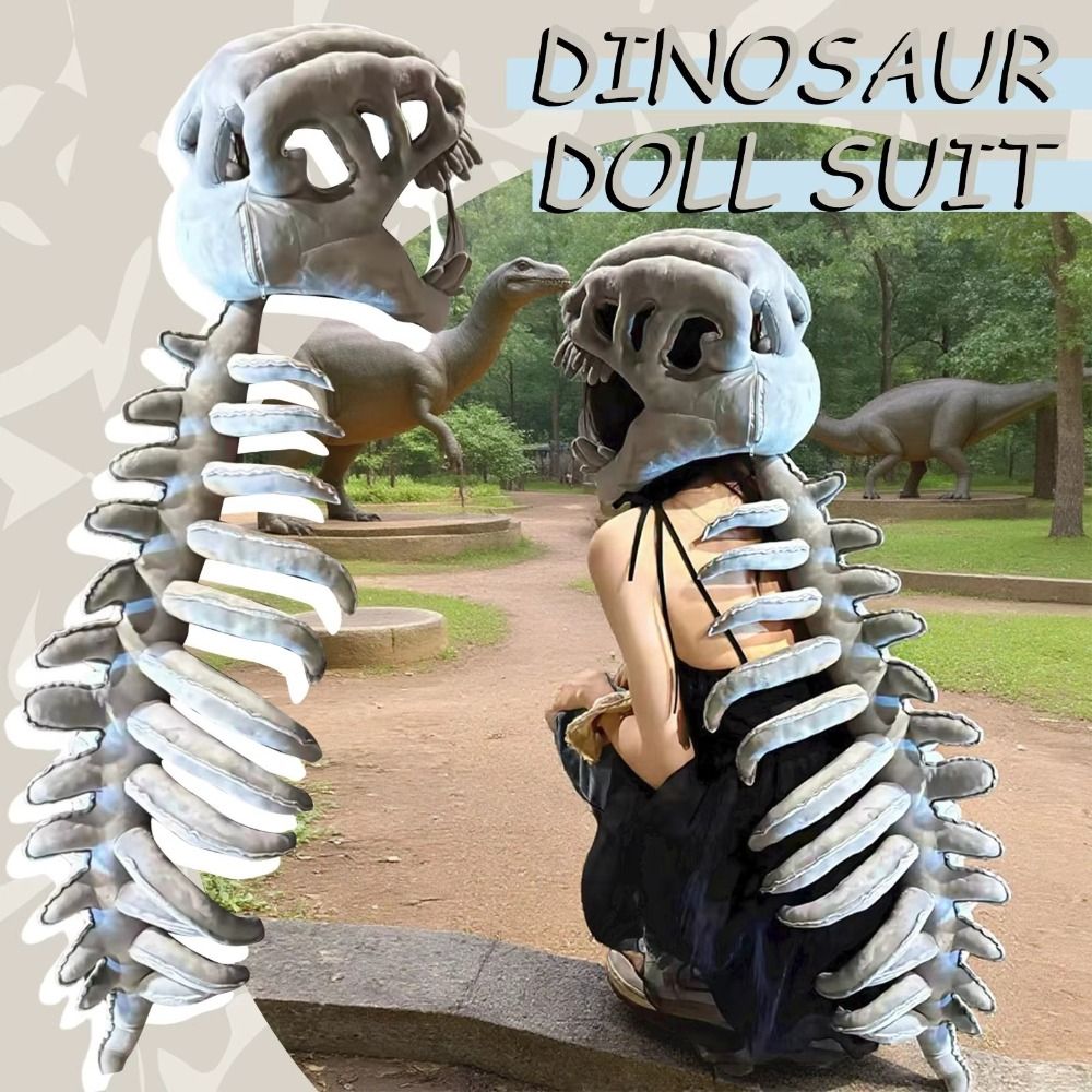 Dinosaur Figurine Set - 3D Dinosaur Skeleton Toys Funny Soft