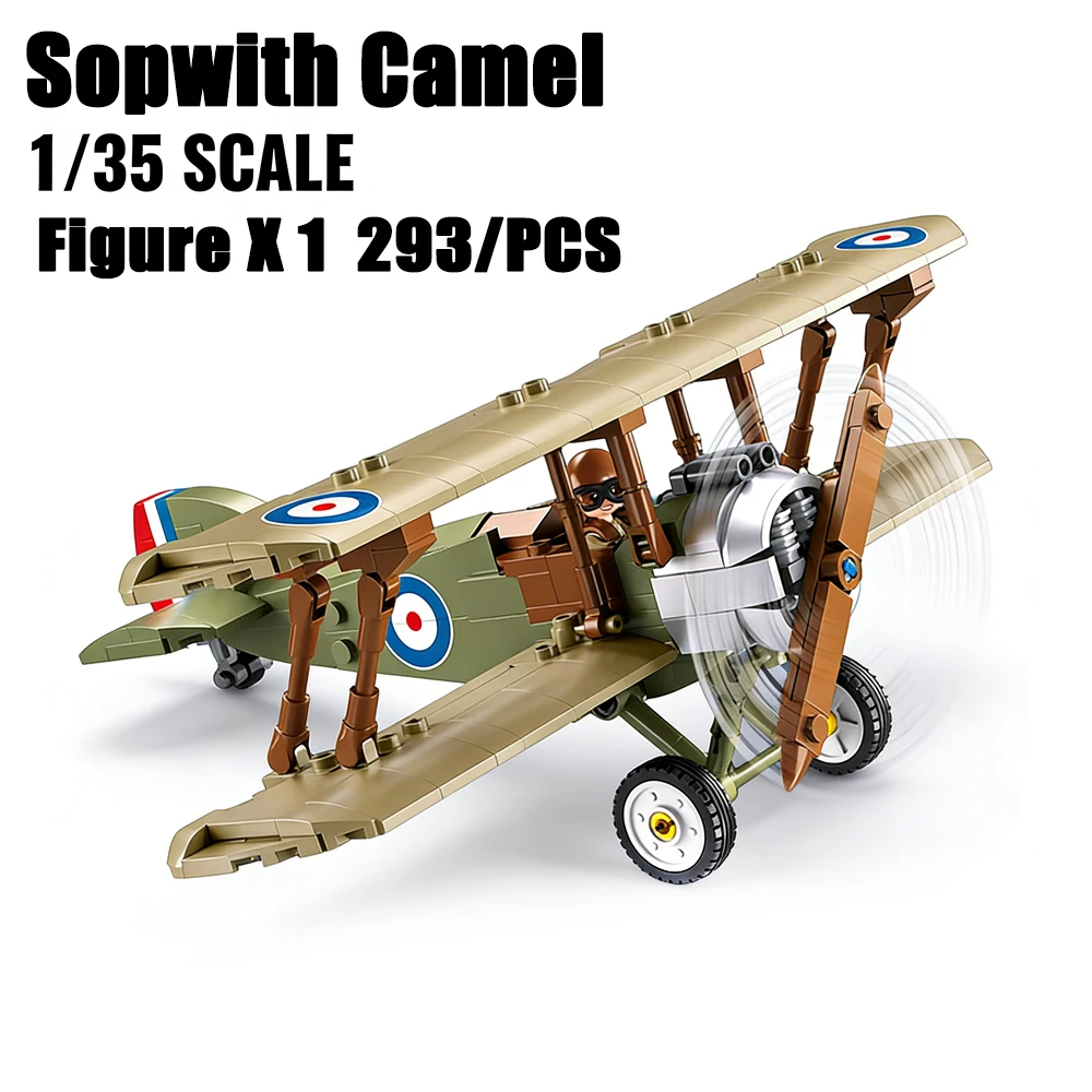 Military WW1 UK F. 1 Biplane S - Kids Toys Uk recension och pris