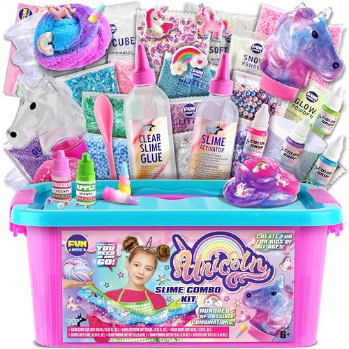 Unicorn Crystal Slime DIY Maki - Slime Making Kit recension och pris
