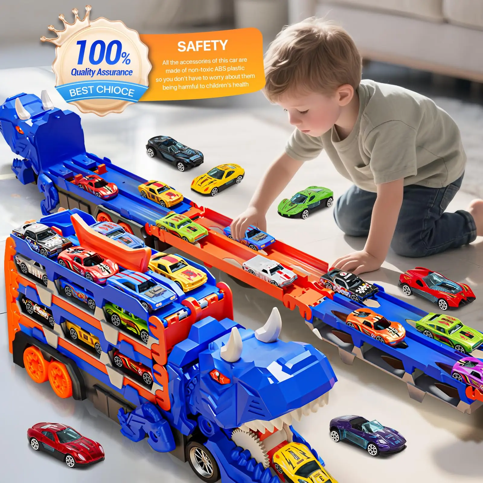 Dinosaur Transport Truck Toy R - Dinosaur Figurine Set recension och pris