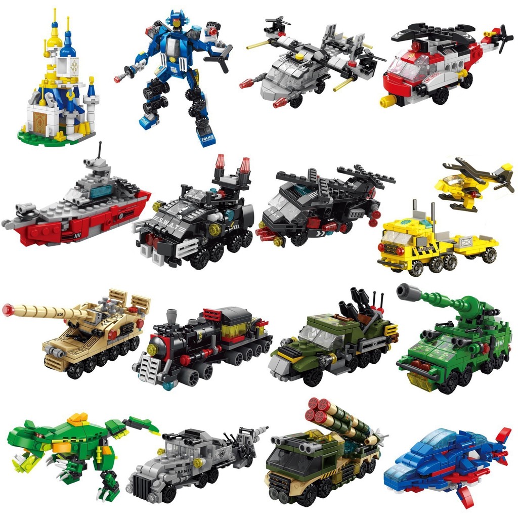 6 IN 1 City Engineering Car Po - Dinosaur Figurine Set recension och pris