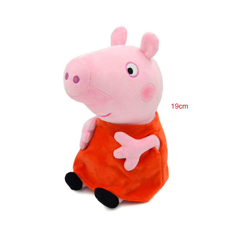 Genuine 19cm Peppa Pig Plush T - Dinosaur Figurine Set recension och pris