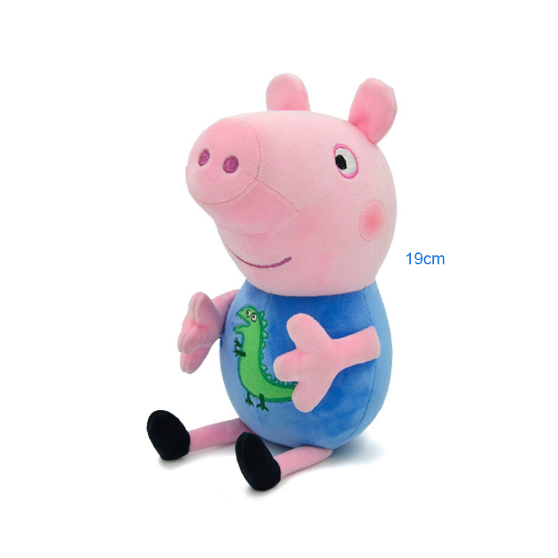 Genuine 19cm Peppa Pig Plush T - Dinosaur Figurine Set recension och pris