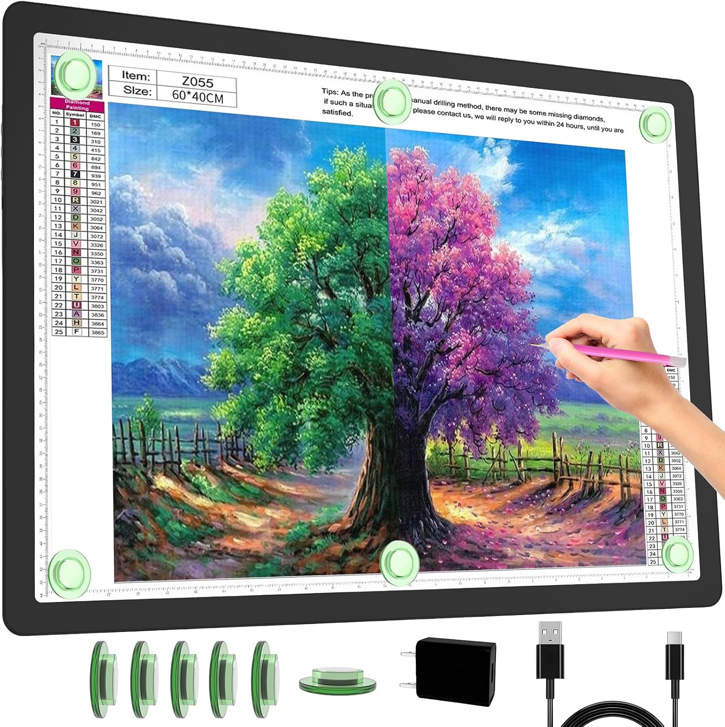 Rechargeable A2 Light Pad for  - Magnetic Drawing Board recension och pris