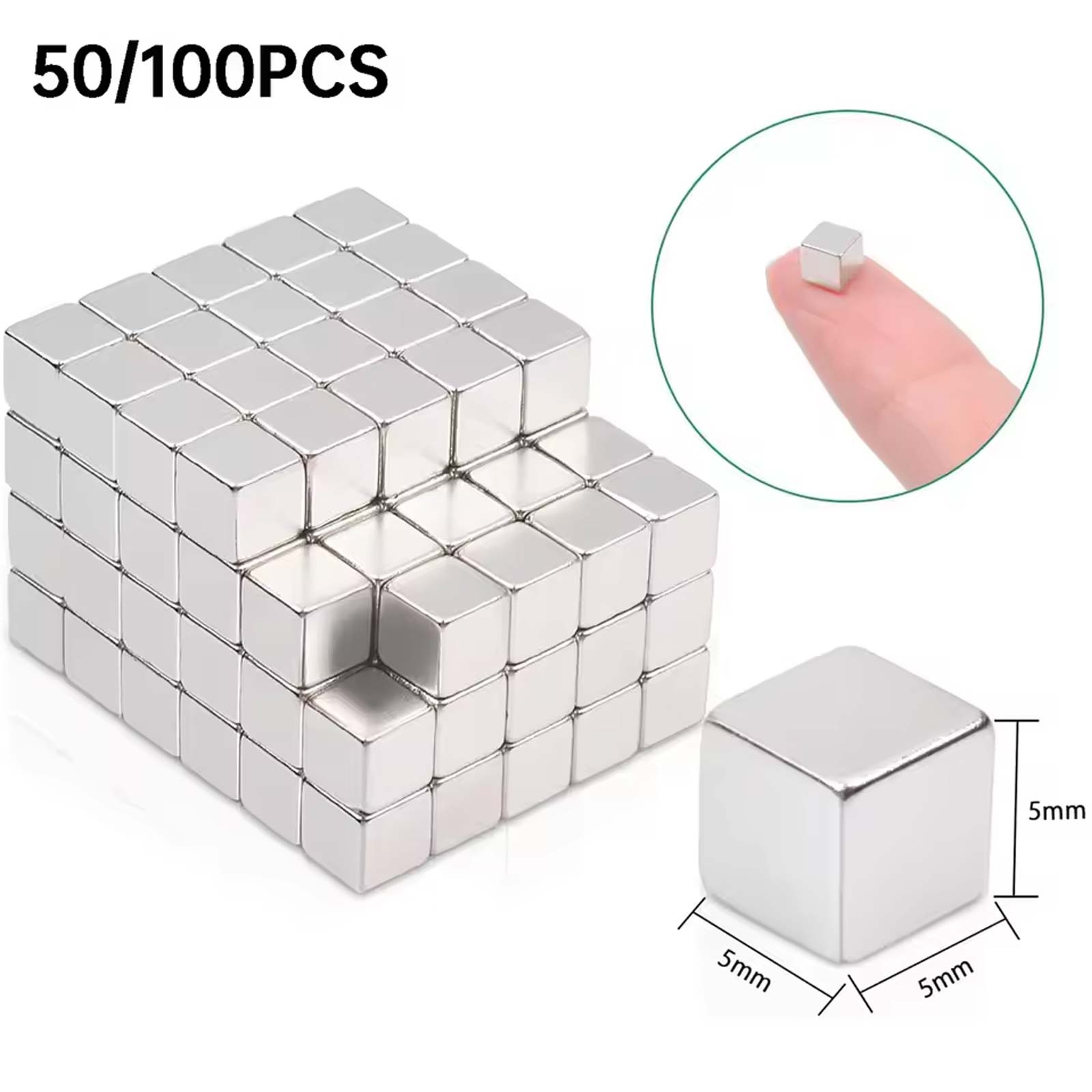 50/100 Pcs Small Square Magnet - Magnetic Drawing Board recension och pris