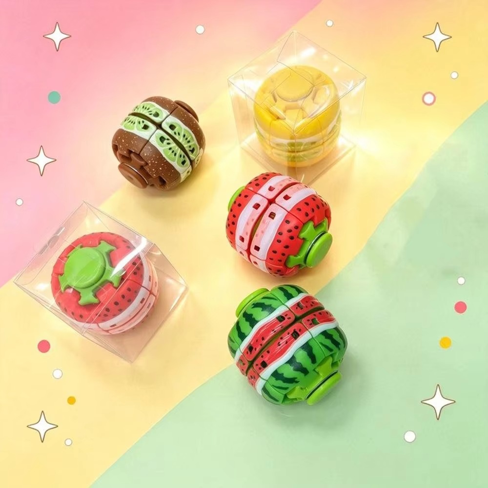 Fruit Can Press Spinning Top F - Spin Top Gyro Toy recension och pris