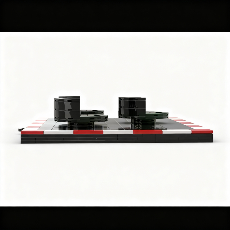 240pcs MOC UK Level Crossing L - Kids Toys Uk recension och pris