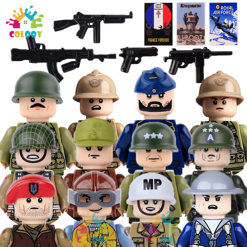 New Kids Toys WW2 Soldiers Bui - Kids Toys Uk recension och pris