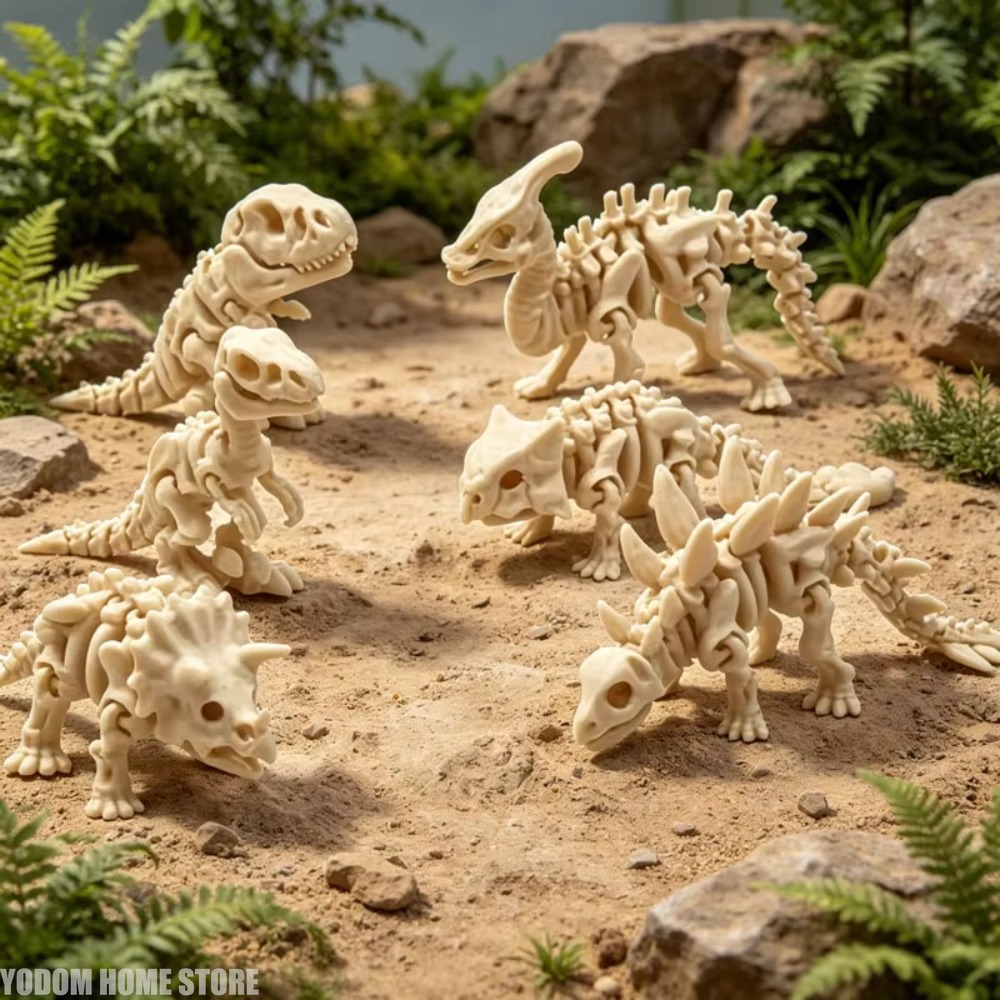 3D Printed Articulated Dinosau - Dinosaur Figurine Set recension och pris