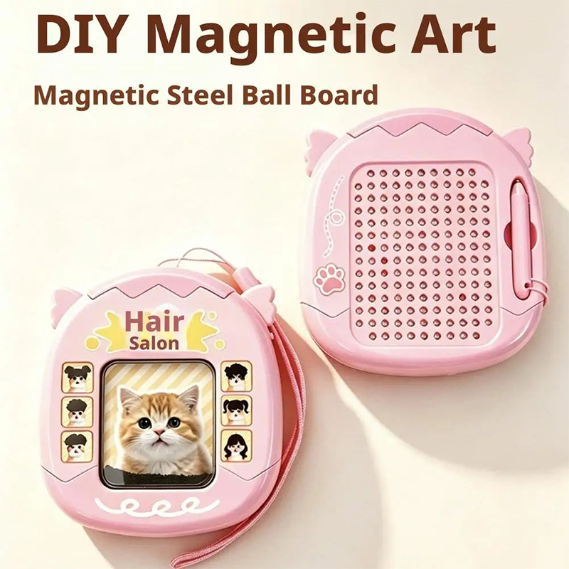 Diy Cat Hairstyle Magnetic Toy - Magnetic Drawing Board recension och pris