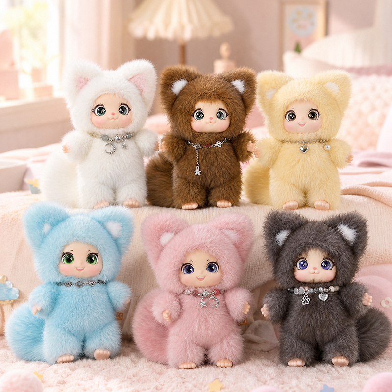18cm New Cute Family Fox Plush - Kids Toys Idea recension och pris