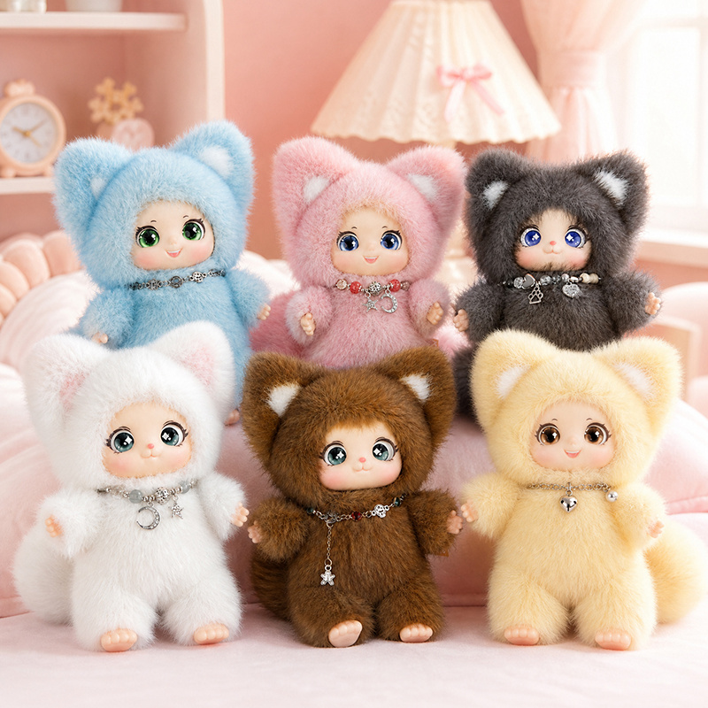 18cm New Cute Family Fox Plush - Kids Toys Idea recension och pris