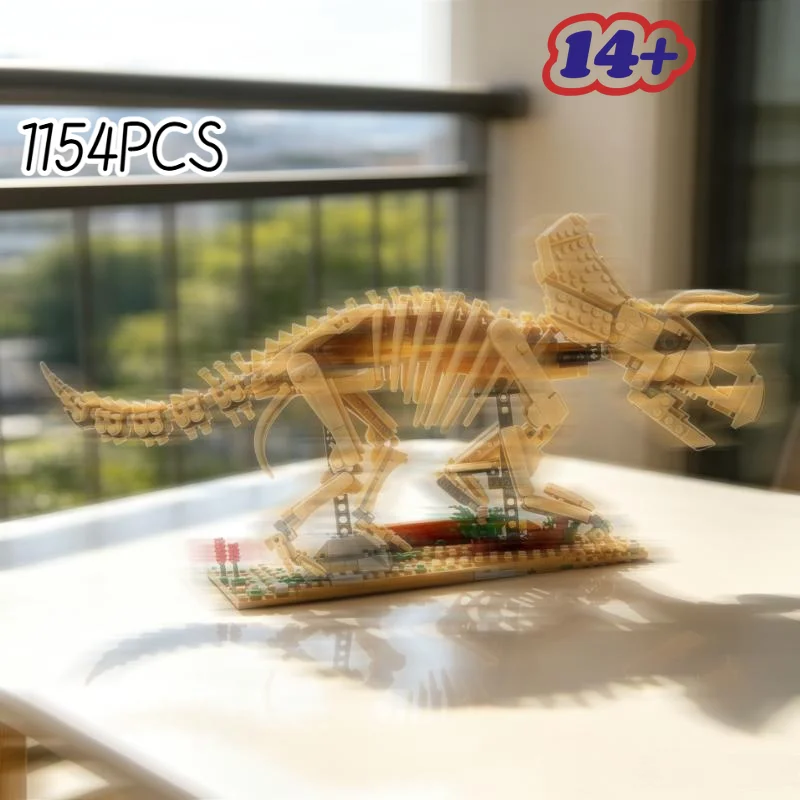 In Stock 1154PCS Dinosaur Foss - Dinosaur Figurine Set recension och pris