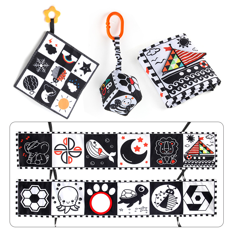 Newborn Crib Book Toys Sensory - Kids Toys New Born recension och pris