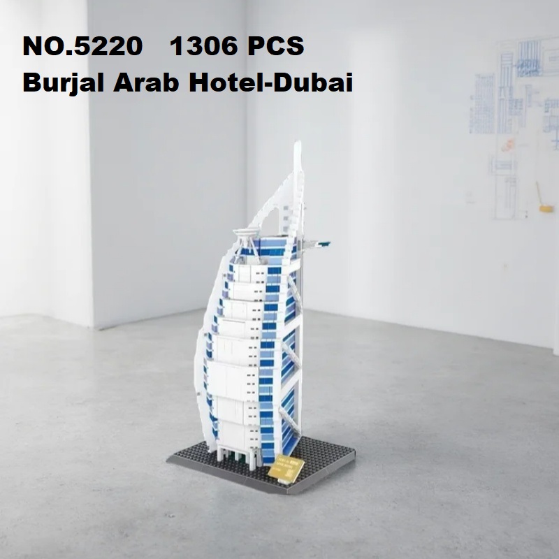 1306pcs Burjal Arab Hotel Duba - Kids Toys Dubai recension och pris