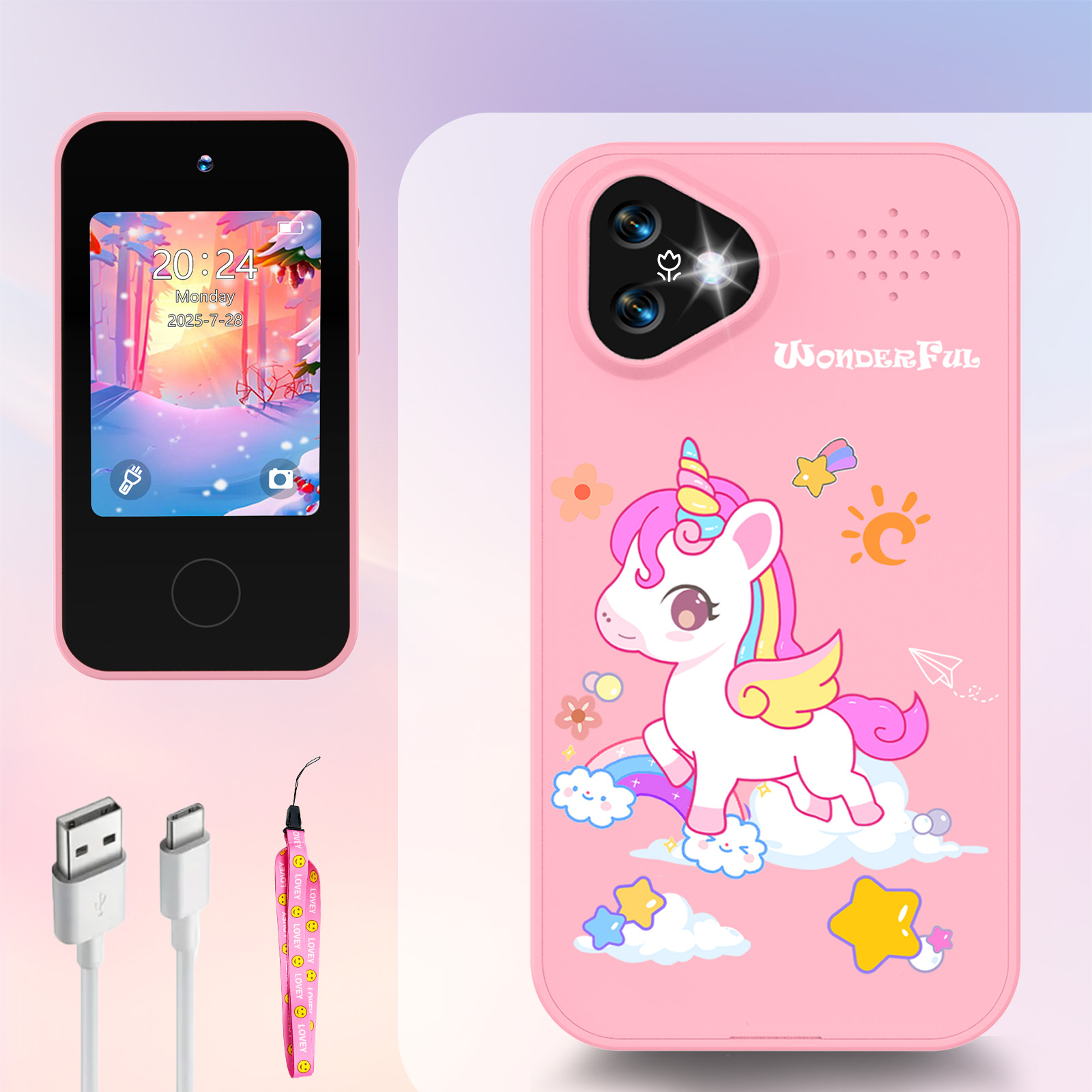 Unicorn Kids Smart Phone Camer - Kids Toys Smartphone recension och pris