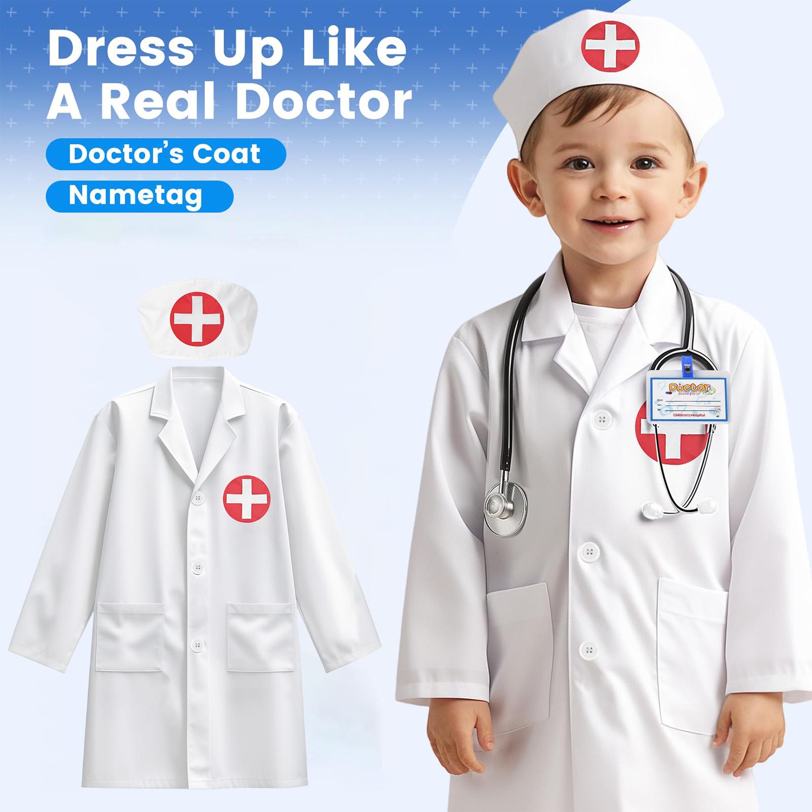 Kids Doctor Outfit Children Co - Kids Toys Doctor Set recension och pris