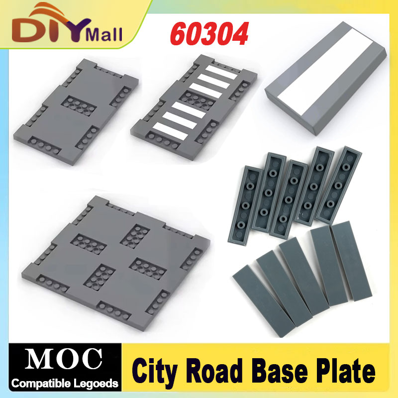 MOC City Road Baseplate Set Fl - Lego Set City recension och pris