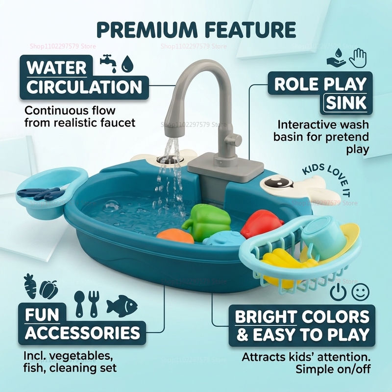 Toddler Interactive Water Play - Kids Toys Under $10 recension och pris