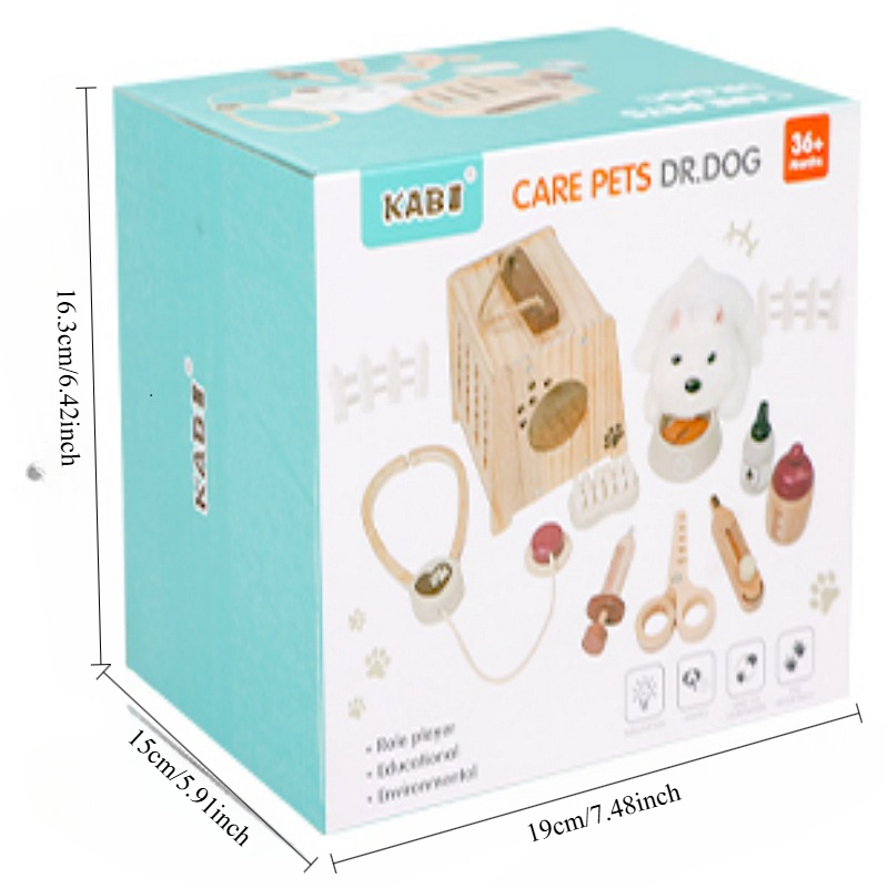 Wooden Pet Doctor Kit Kids Pre - Kids Toys Doctor Set recension och pris