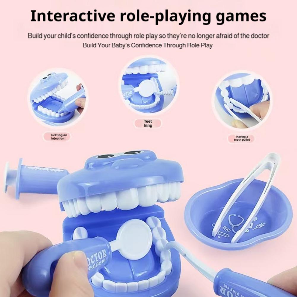 9PCS Simulation Dentist Play S - Kids Toys Doctor Set recension och pris