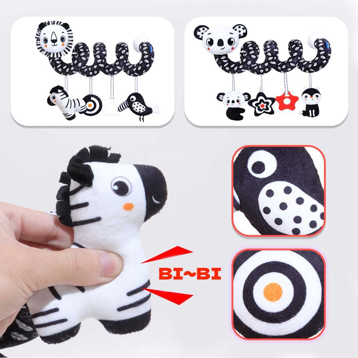 Baby Plush Spiral Hanging Toys - Kids Toys New Born recension och pris