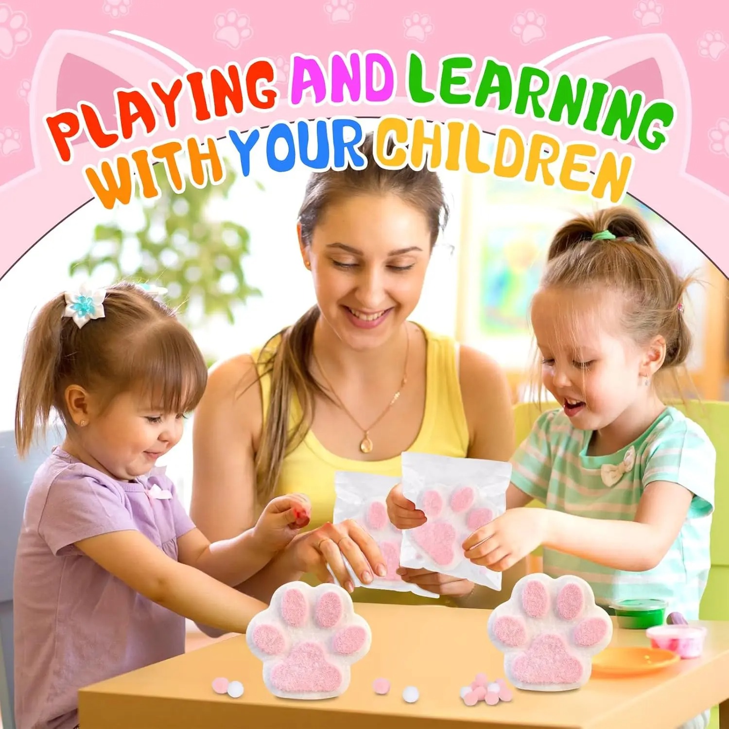 Liquid Silicone Cat Paw Rabbit - Slime Making Kit recension och pris