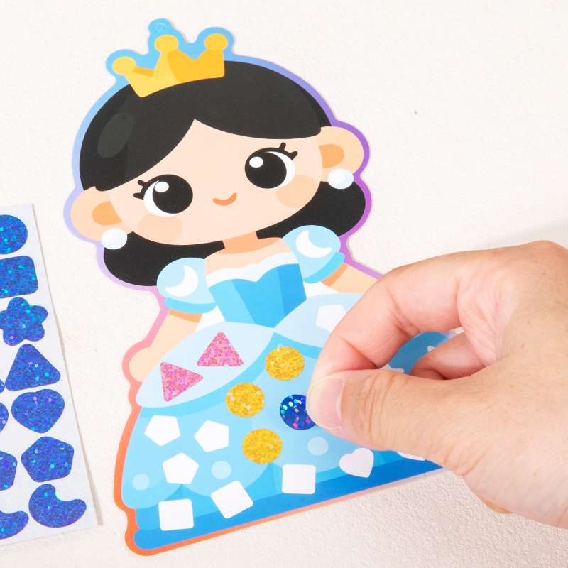 2-in-1 DIY Mosaic Sticker & Co - Dinosaur Figurine Set recension och pris