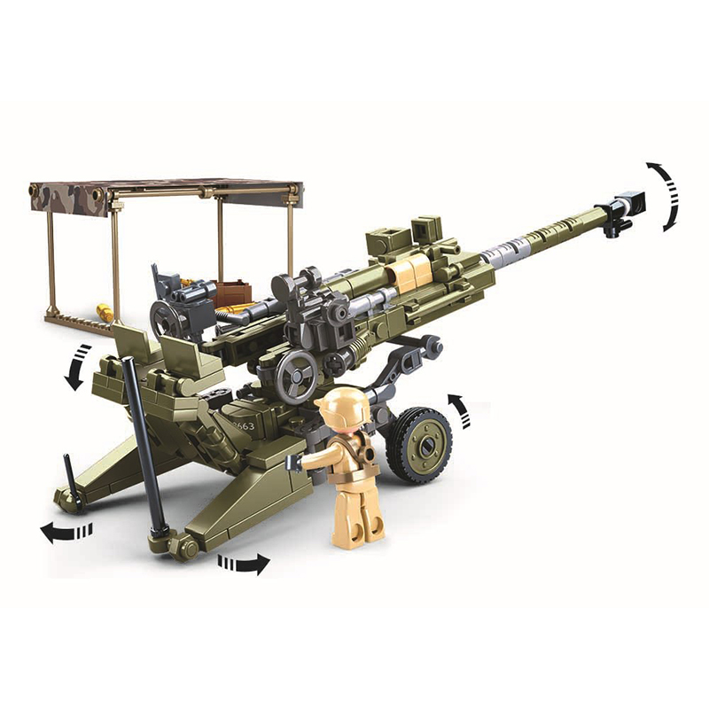 Military WW2 M777 Ultralightwe - Kids Toys Uk recension och pris