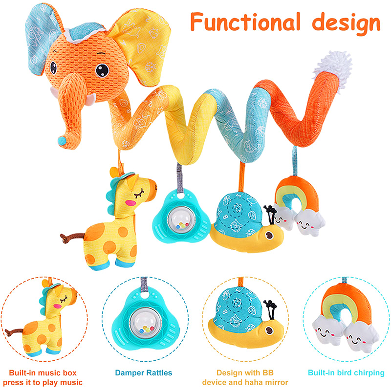 Car Seat Toys Infant Color Ele - Kids Toys New Born recension och pris