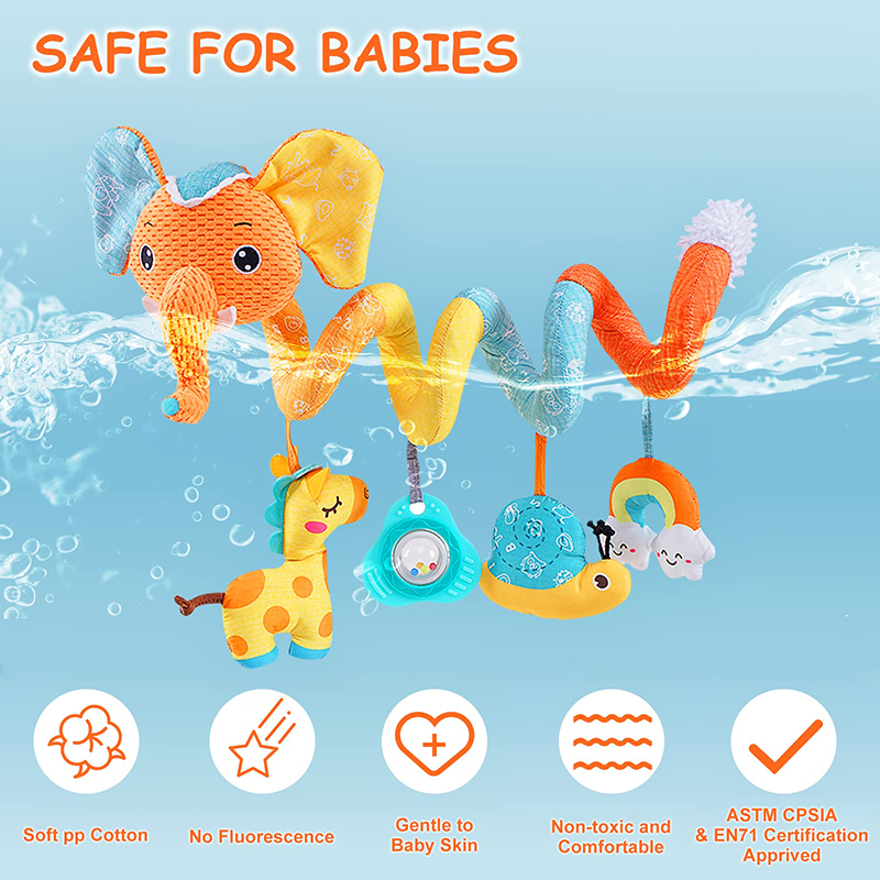 Car Seat Toys Infant Color Ele - Kids Toys New Born recension och pris