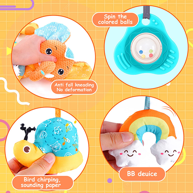 Car Seat Toys Infant Color Ele - Kids Toys New Born recension och pris